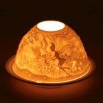 Feen Windlicht / Teelicht / Feng Shui / Candle Light 11,5 cm