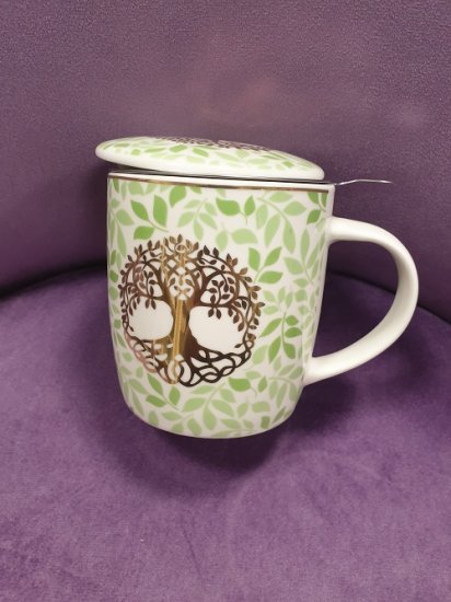 Set Teetasse »Baum des Lebens« inkl. Teesieb - 400ml - zum Schließen ins Bild klicken