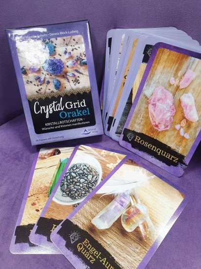 Crystal Grid Orakel Kartenset - Kristallbotschaften – Wünsche un - zum Schließen ins Bild klicken