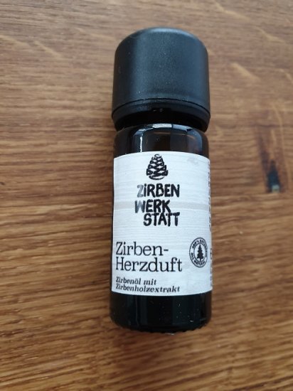 Zirbenholz Duft , Zirbenöl 10 ml - Zirbenwerkstatt - zum Schließen ins Bild klicken