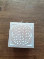 (Bild für) Blume des Lebens Kerze 6,5 cm x 6,5 cm