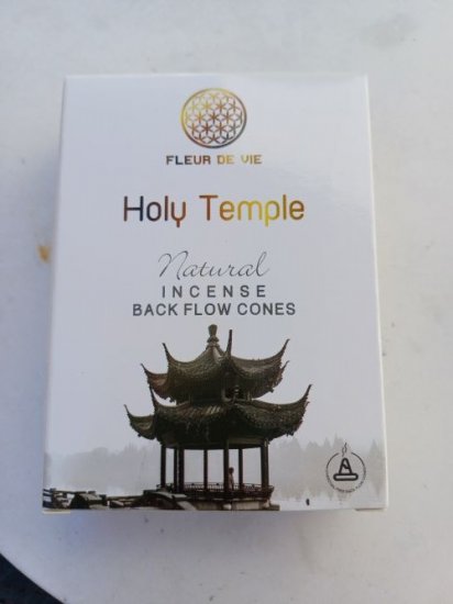 Holy Temple Rückflusskegel - Fleur De Vie - 10 Stück - zum Schließen ins Bild klicken
