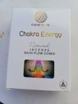 Chakra Energy Rückflusskegel - Fleur De Vie - 10 Stück