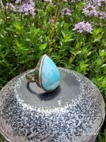 (Bild für) Larimar - Ring - Einzelstück -Silber