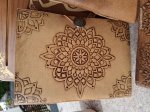 Notizbuch Mandala mit Kunstledereinband Notizbuch Mandala mit Kunstledereinband