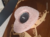 (Bild für) Herzförmiger Teelichthalter aus Rosenquarz 9x3 cm