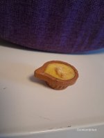 (Bild für) Mini Ghee Kerze im Tongefäß - ca. 4cm