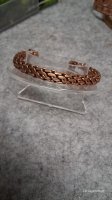 (Bild für) Kupfer Armband geflochten , magnetisch - biegsam
