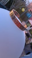 (Bild für) Kupfer Armband mit Mondphasen , magnetisch - biegsam