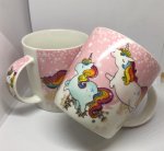 Einhorn Tasse - Rosa - 350 ml