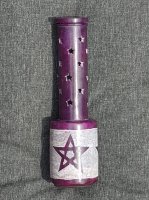 (Bild für) Räucherturm - Speckstein - Pentagram -lila