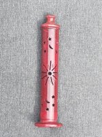(Bild für) Räucherturm - Speckstein - Sonne - 29 cm - rot