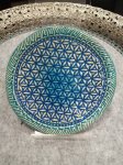 Teller - Blume des Lebens - blau - 16 cm Teller - Blume des Lebens - blau - 16 cm
