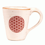 Kaffeebecher - Blume des Lebens - Keramik - 350ml