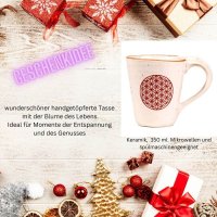 (Bild für) Becher / Tasse Blume des Lebens 350 ml